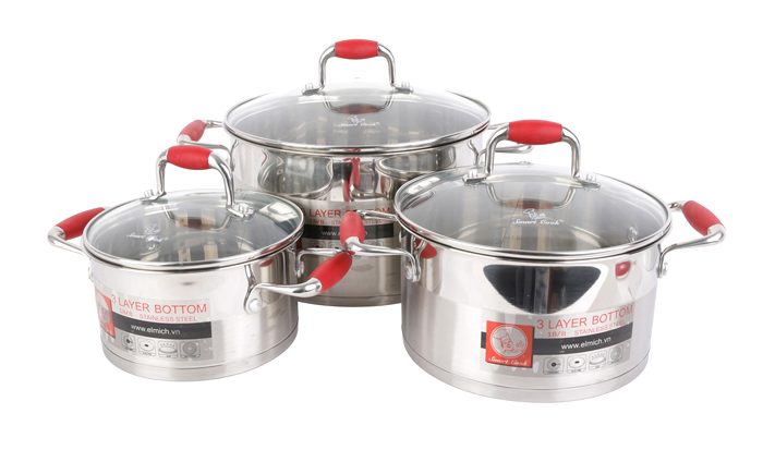 Bộ nồi Inox Elmich Smartcook SMD3-2355829 - Hàng chính hãng