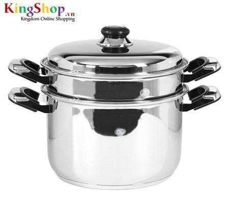 Bộ xửng inox 3 đáy Happy Cook ST26 - Đướng kính 26cm  - Hàng chính hãng