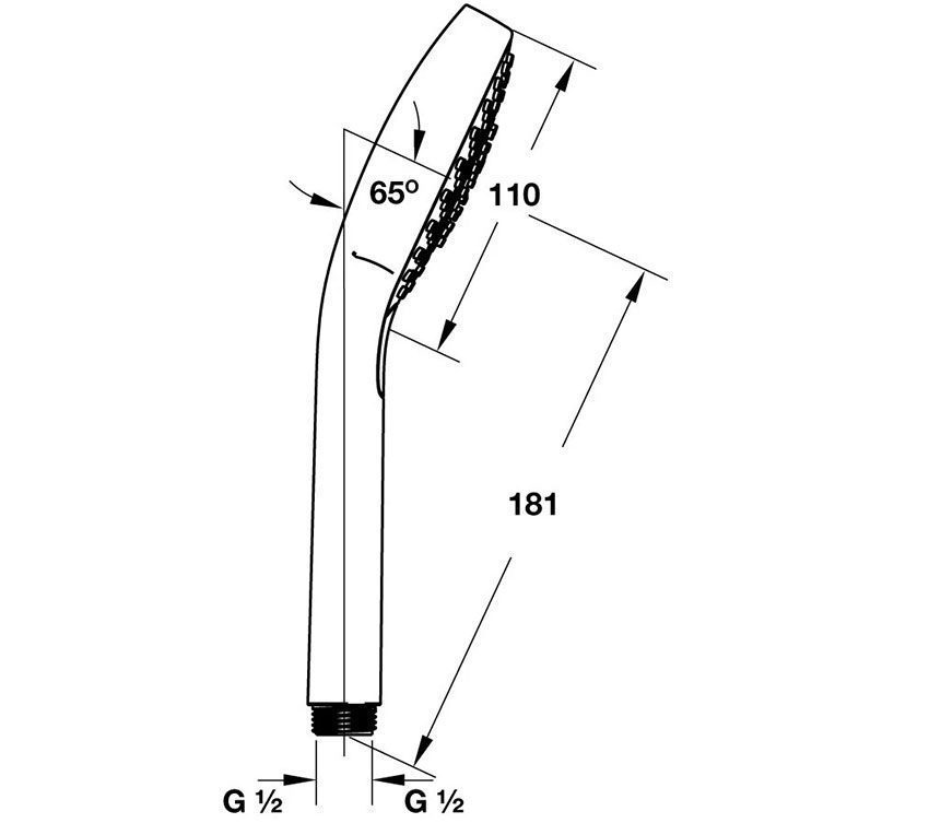 Bộ sen tay Hafele Croma Select S (ZD) - Hàng chính hãng
