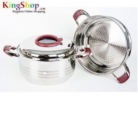 Bộ xửng hấp Happy Cook 2 tầng ST32-2 - Hàng chính hãng