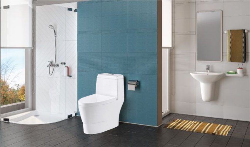 Bồn cầu liền khối Kassani 2372 - Hàng chính hãng