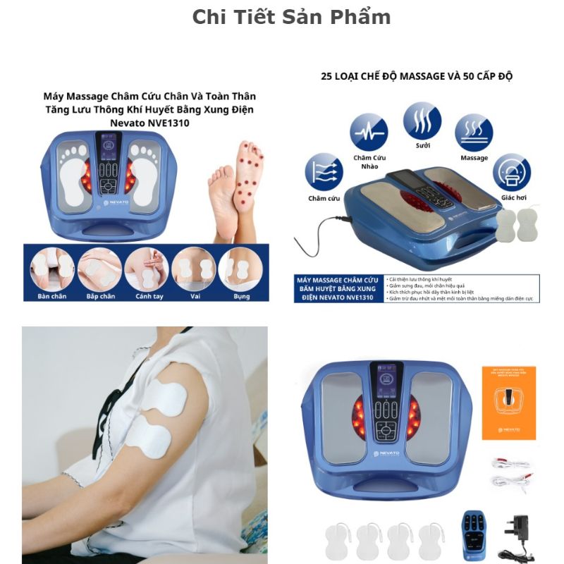 Bồn massage ngâm chân Nevato NVE1310 - Hàng chính hãng