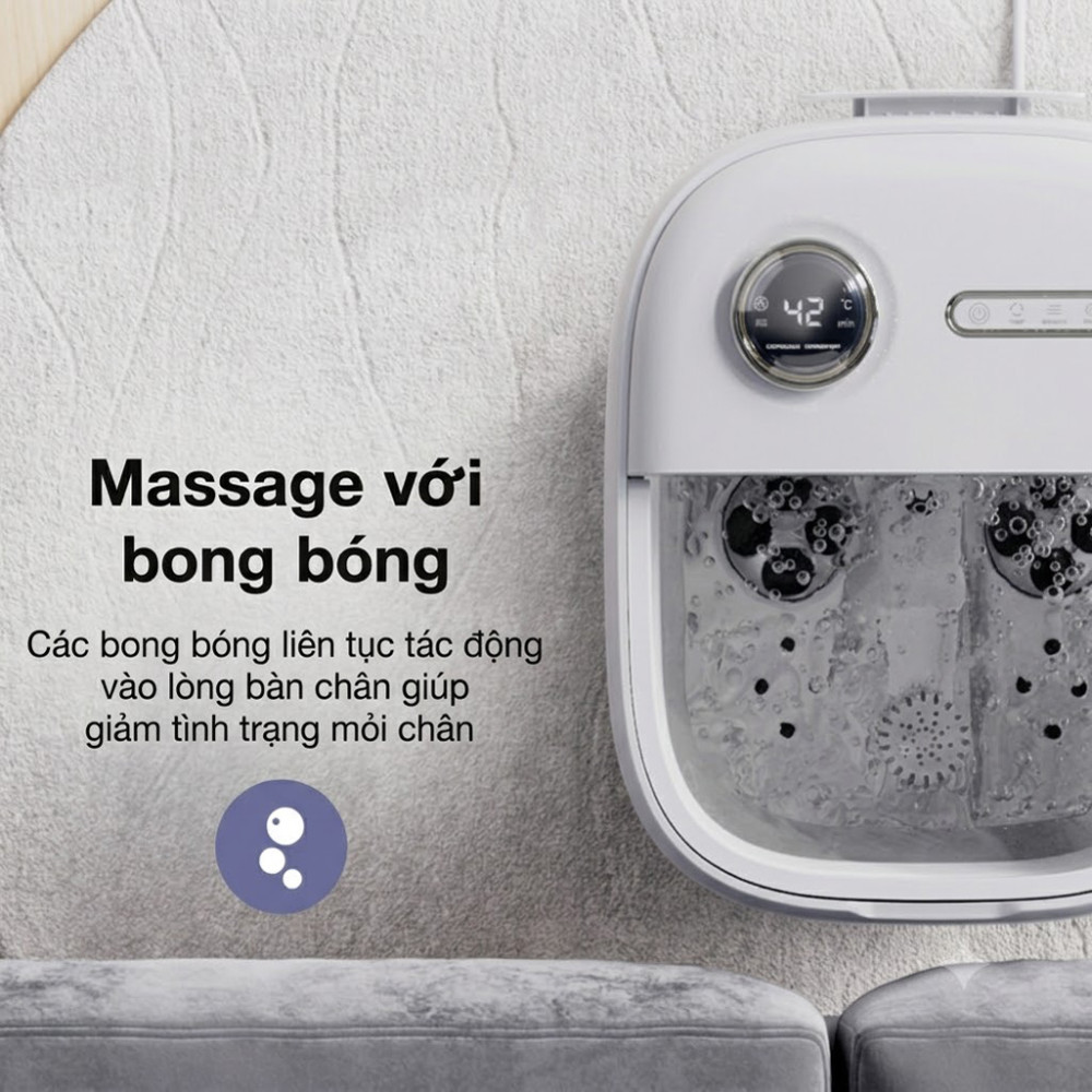 Máy massage chân Lumias LMF-01W - Hàng chính hãng