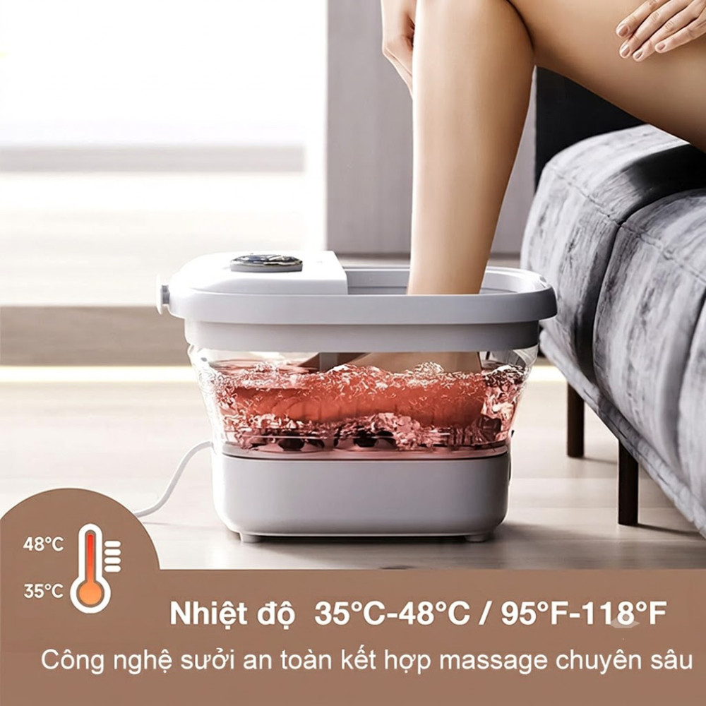 Máy massage chân Lumias LMF-01W - Hàng chính hãng