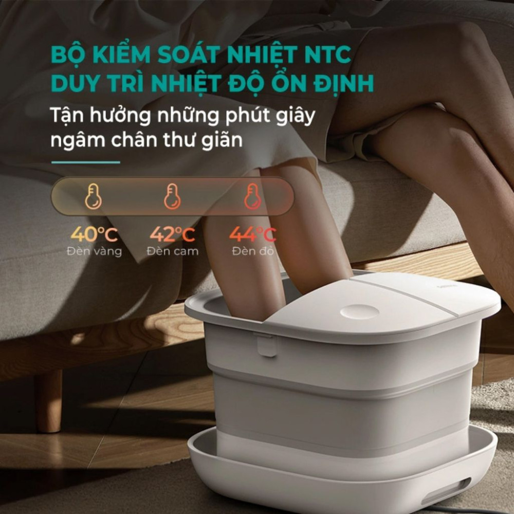 Bồn ngâm massage chân Philips PPM6502 - Hàng chính hãng