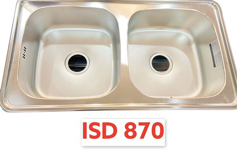 Chậu rửa bát Hàn Quốc Lizens ISD-870 - Hàng chính hãng