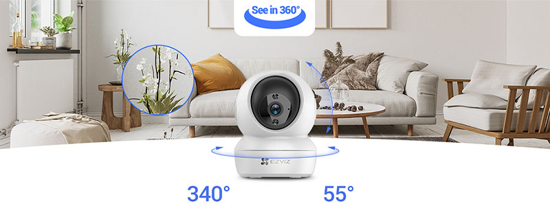 Camera IP Wifi Ezviz CS-H6C-R101-1G2WF - Hàng chính hãng