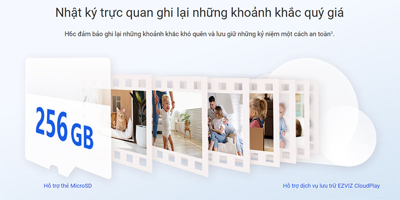 Camera IP Wifi Ezviz CS-H6C-R101-1G2WF - Hàng chính hãng