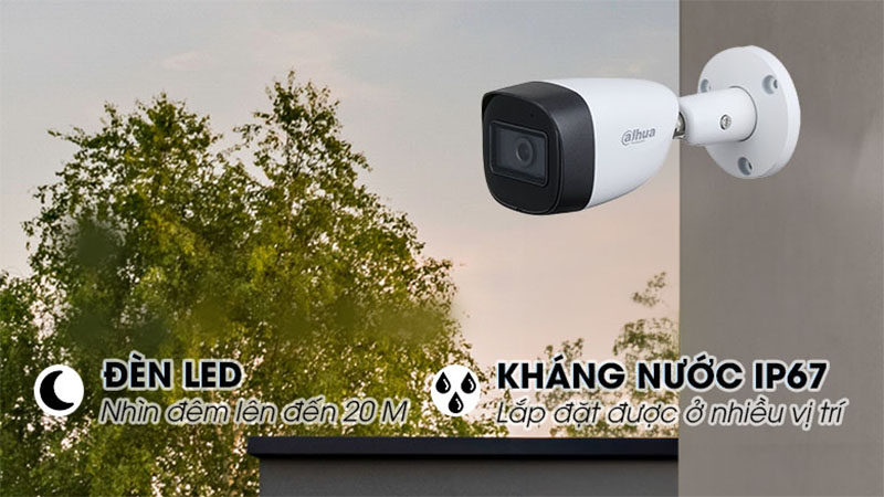 Camera HDCVI Dahua DH-HAC-HFW1239CP-A - Hàng chính hãng