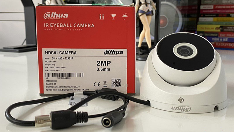 Camera HDCVI bán cầu hồng ngoại Dahua DH-HAC-T2A21P - Hàng chính hãng