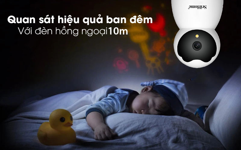 Camera IP Wifi Srihome SH036 - Hàng chính hãng