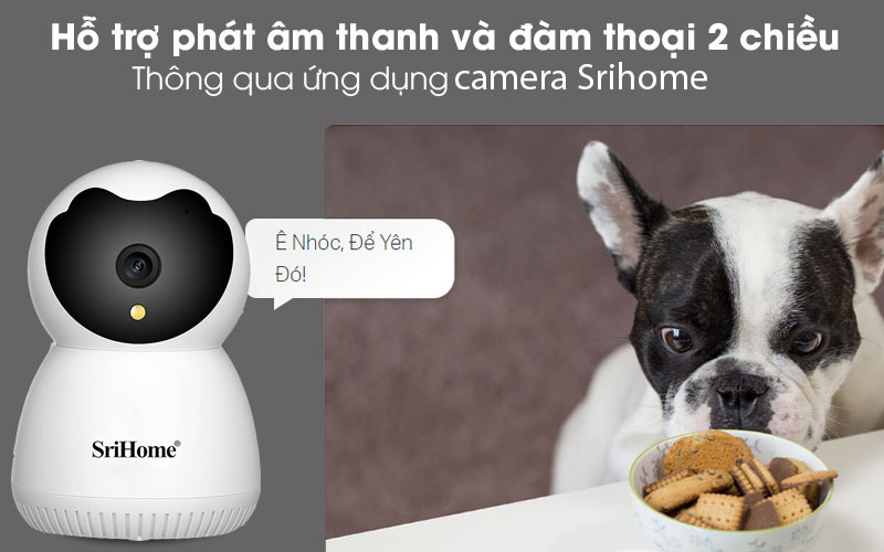 Camera IP Wifi Srihome SH036 - Hàng chính hãng