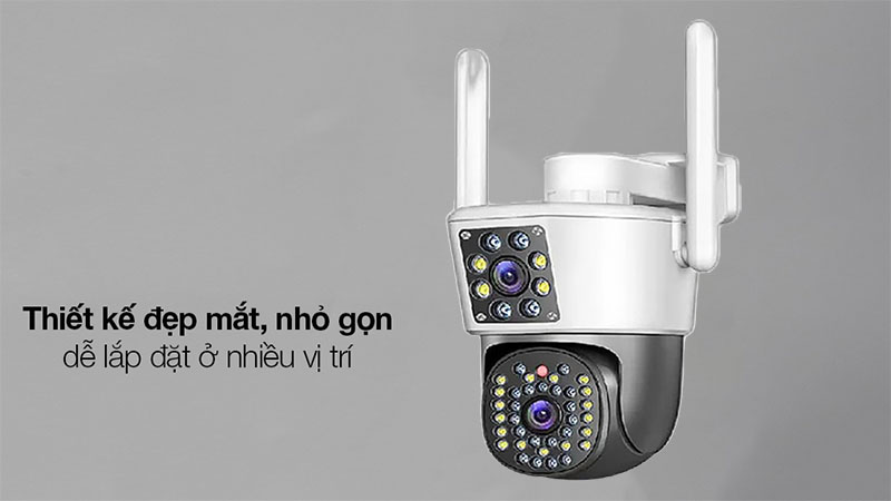 Camera IP wifi 2 mắt Yoosee GT-5254 - Hàng chính hãng