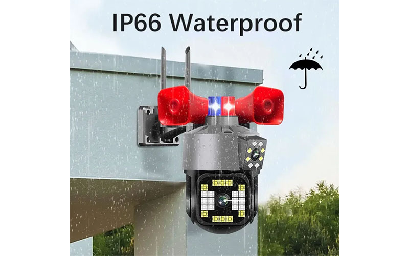 Camera Ip wifi 2 mắt còi hú Yoosee Q30D - Hàng chính hãng