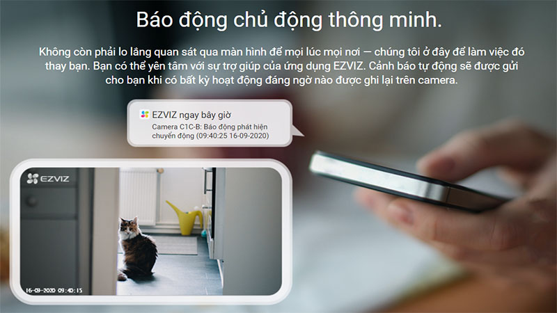 Camera IP wifi EZVIZ C1C - Hàng chính hãng