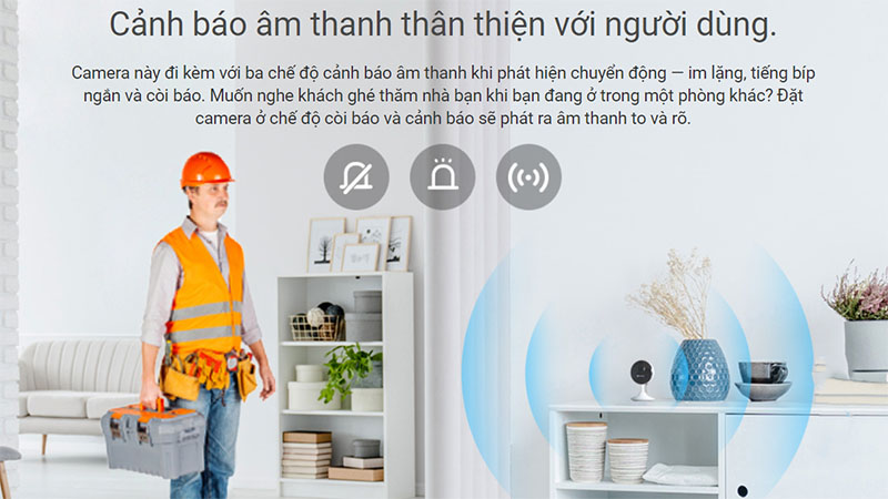Camera IP wifi EZVIZ C1C - Hàng chính hãng