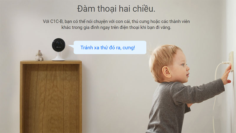 Camera IP wifi EZVIZ C1C - Hàng chính hãng