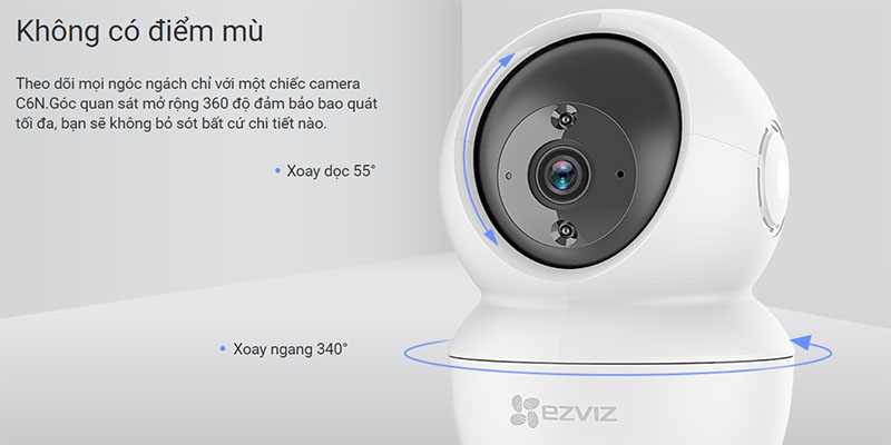 Camera IP wifi EZVIZ CS-C6N-A0-1C2WFR - Hàng chính hãng