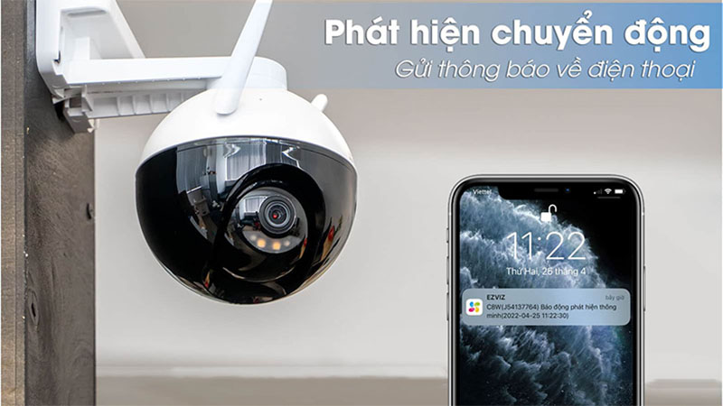 Camera IP wifi EZVIZ CS-C8W-4MP - Hàng chính hãng