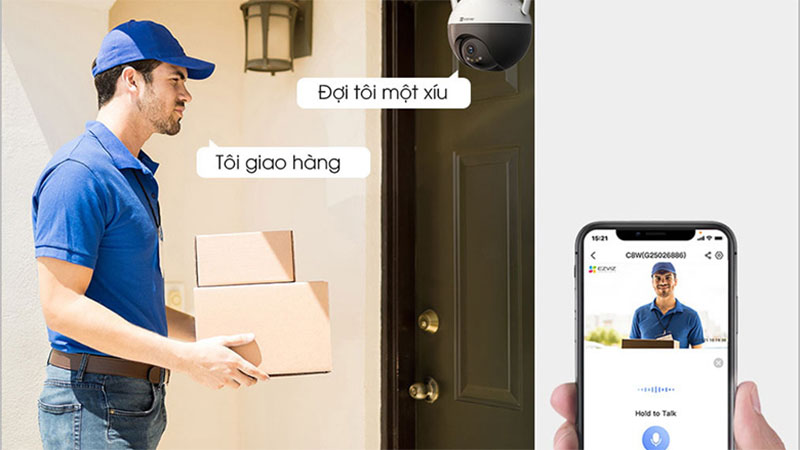 Camera IP wifi EZVIZ CS-C8W-4MP - Hàng chính hãng