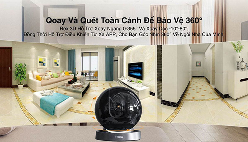 Camera IP wifi IMOU REX 3D IPC-GS2DP-3K0W - Hàng chính hãng
