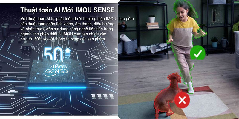 Camera IP wifi IMOU REX 3D IPC-GS2DP-3K0W - Hàng chính hãng