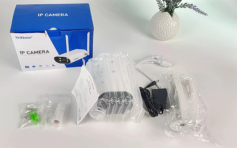 Camera wifi ngoài trời Srihome SH037 - Hàng chính hãng
