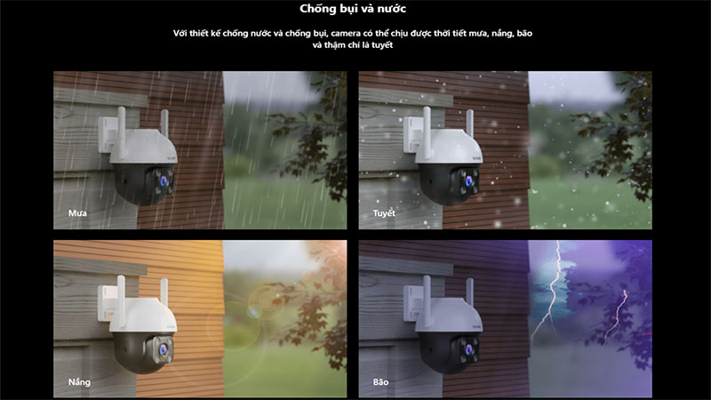Camera wifi ngoài trời Tenda CH3-WCA - Hàng chính hãng