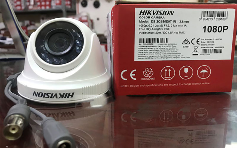 Camera hồng ngoại Hikvision DS-2CE56D0T-IR - Hàng chính hãng