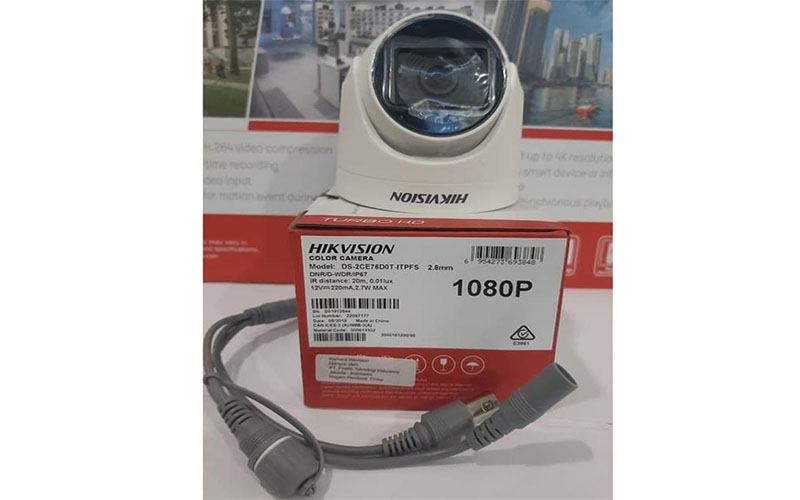 Camera hồng ngoại Hikvision DS-2CE76D0T-LMFS - Hàng chính hãng