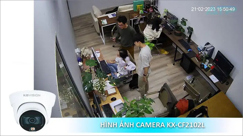 Camera quan sát HD analog Kbvision KX-CF2102L - Hàng chính hãng