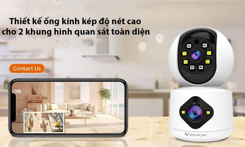 Camera wifi Vstarcam C992DR - Hàng chính hãng