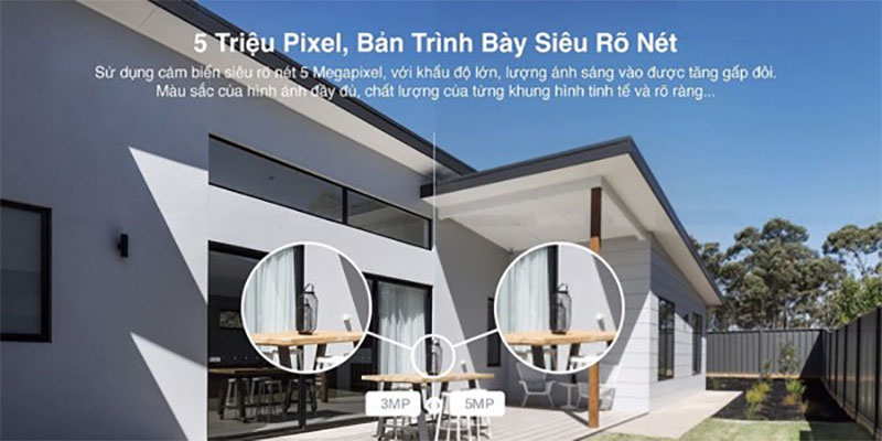 Camera wifi ngoài trời EZVIZ H8-Pro-3K - Hàng chính hãng