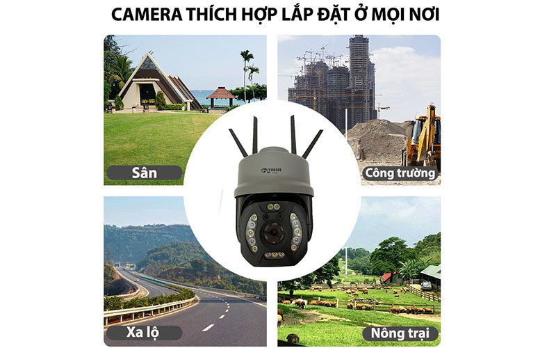 Camera wifi ngoài trời Yoosee YS15 - Hàng chính hãng