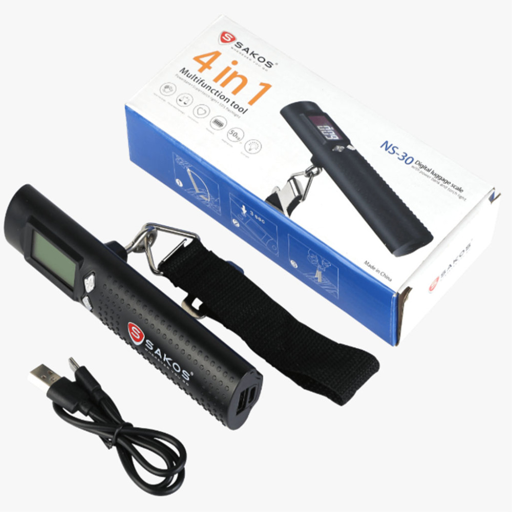 Cân hành lý điện tử cầm tay Sakos NS-30 - Hàng chính hãng