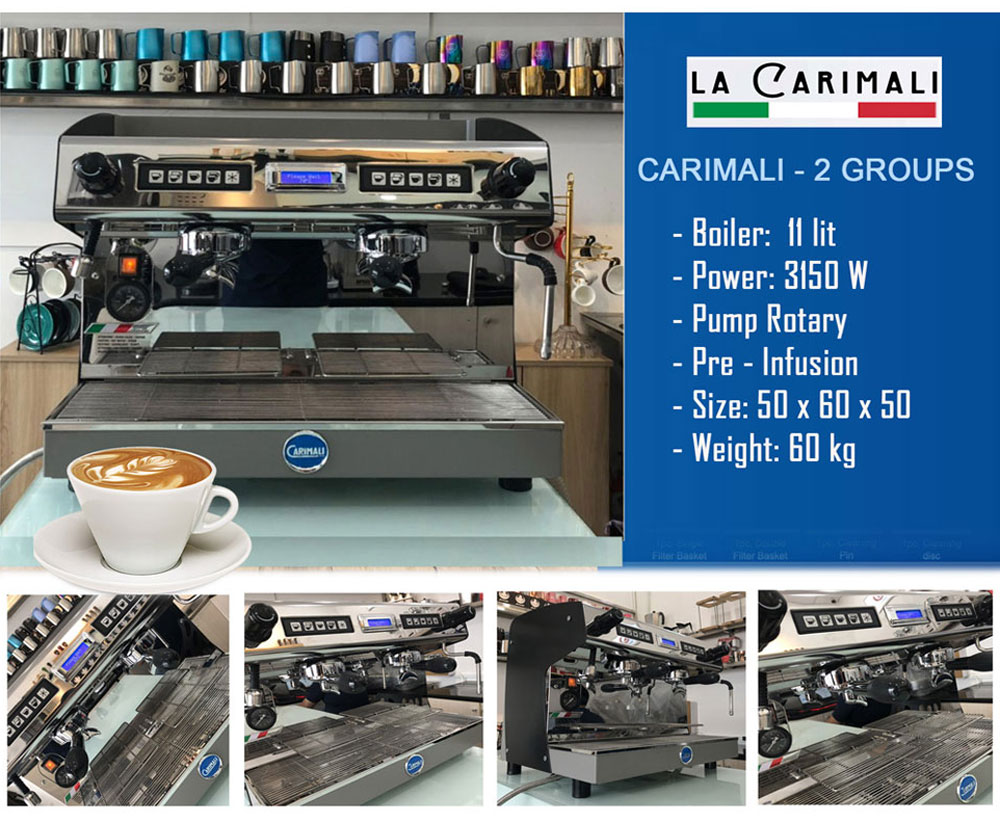 Máy pha cà phê Carimali Pratica E2 - Hàng chính hãng
