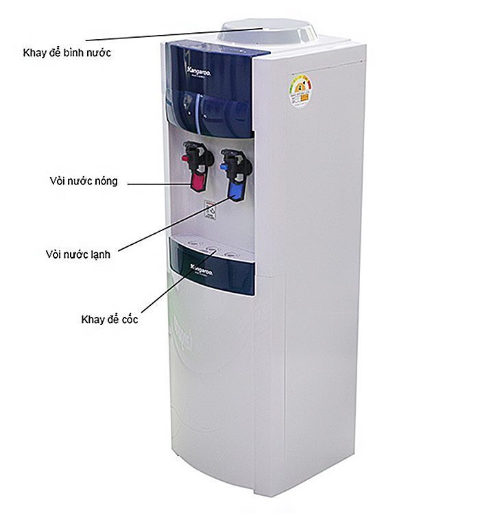 Cây nước nóng lạnh Kangaroo KG43 - Hàng chính hãng