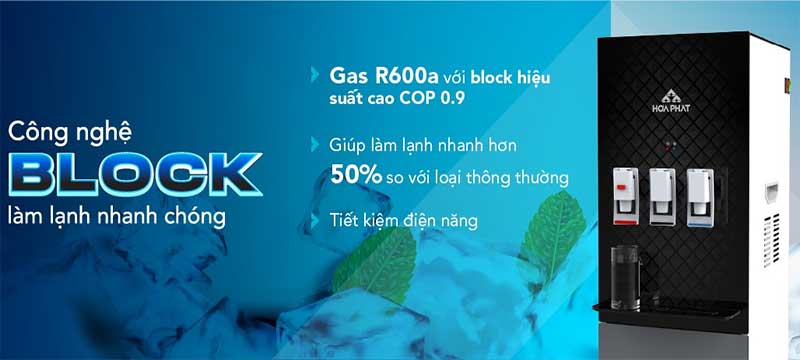 Cây nước nóng lạnh hút bình Hòa Phát HWP-BS1A - Hàng chính hãng