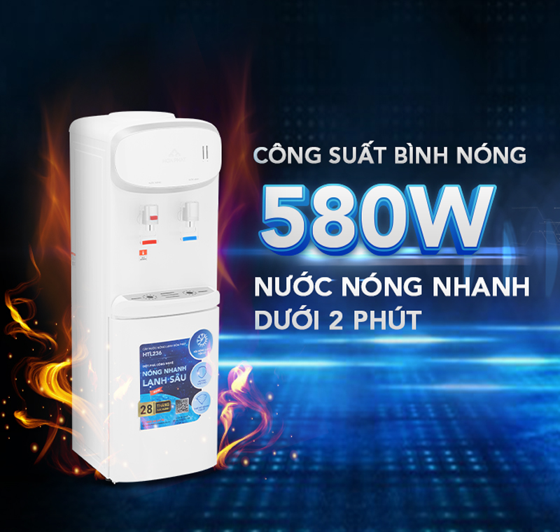 Cây nước nóng lạnh úp bình Hòa Phát HTL236 - Hàng chính hãng