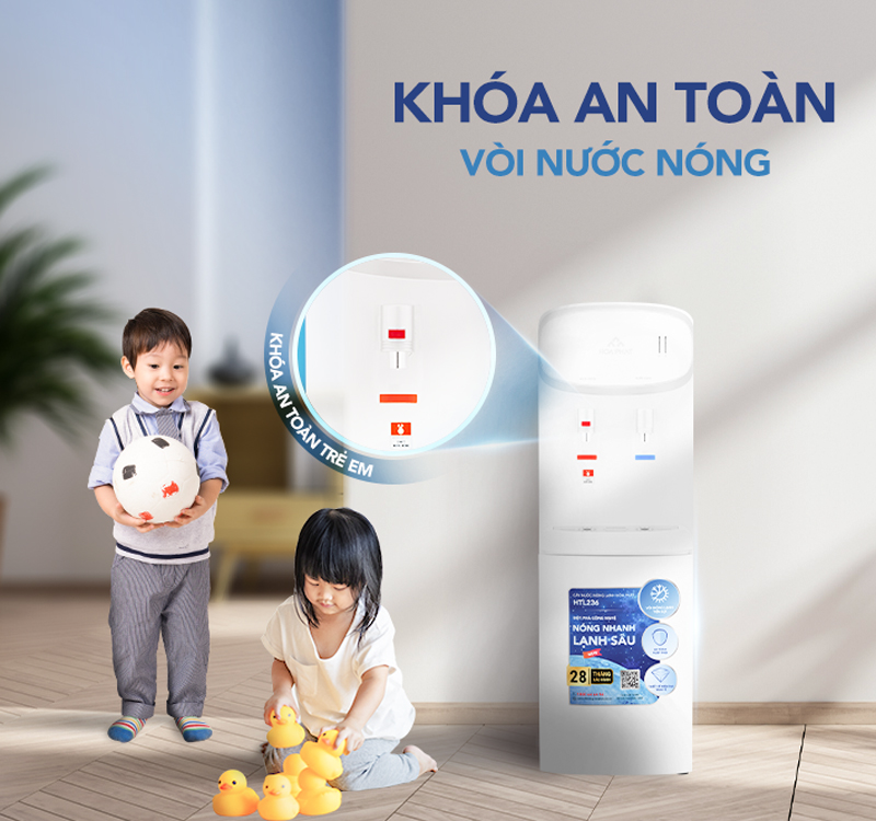 Cây nước nóng lạnh úp bình Hòa Phát HTL236 - Hàng chính hãng