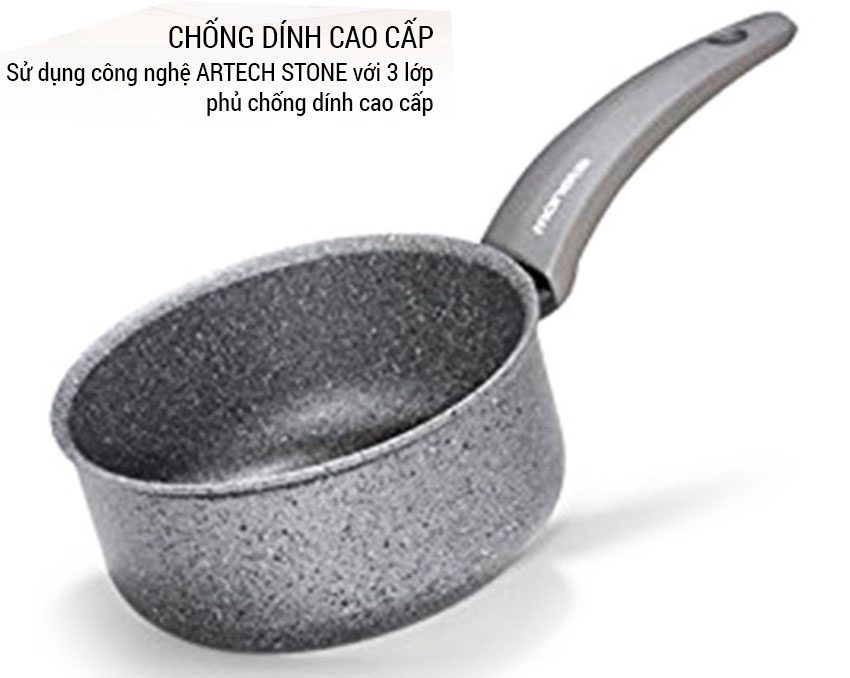 Chảo Moneta Sautepan Greystone 16cm  - Hàng chính hãng