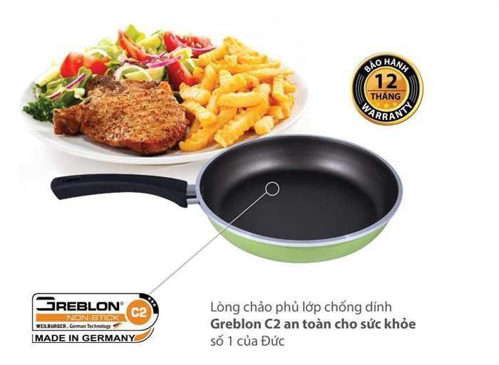 Chảo chống dính đáy từ Elmich Leda 2350366E - 26 cm - Hàng chính hãng