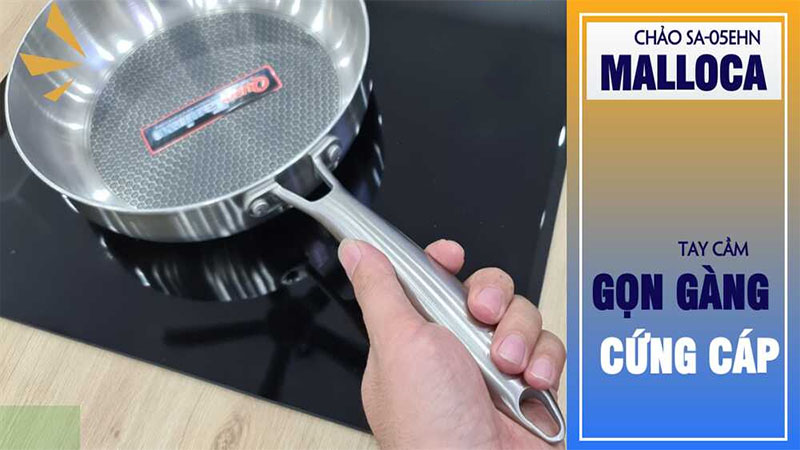 Chảo chống dính Malloca SA-05EHN - Hàng chính hãng