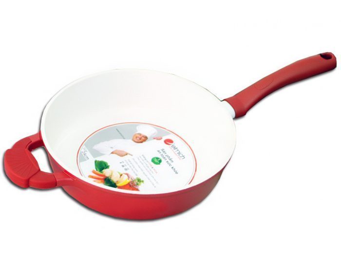 Chảo chống dính Elmich Red Angle EL-2354460 - 24 cm - Hàng chính hãng