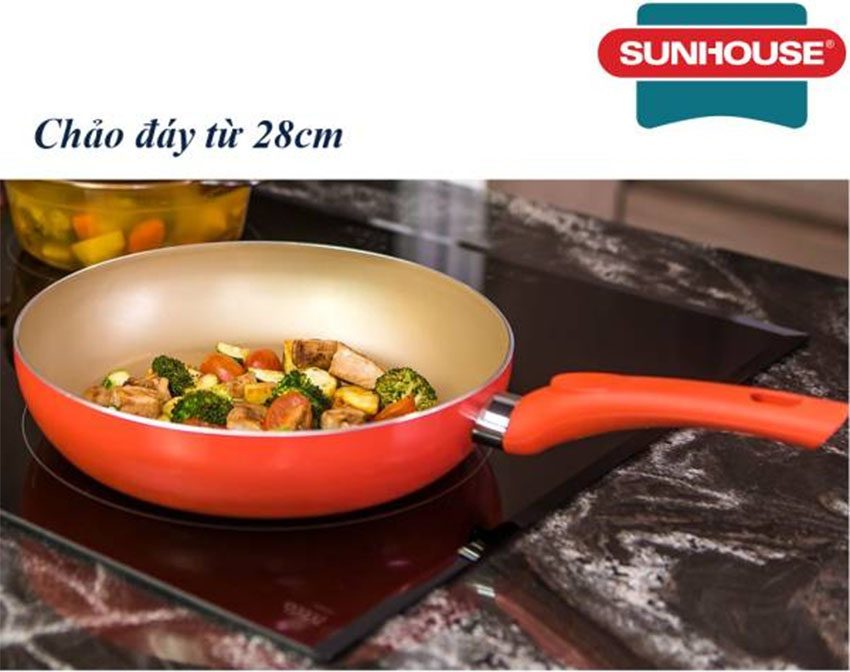 Chảo chống dính đáy từ Sunhouse SWP30MA - Hàng chính hãng