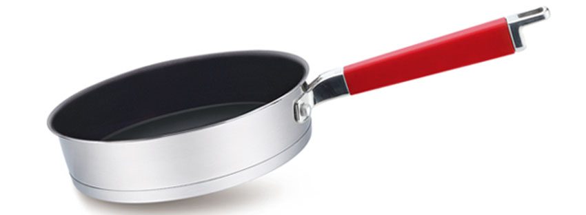 Chảo chống dính inox 304 Red Velvet 26cm Elmich EL3251 - Hàng chính hãng
