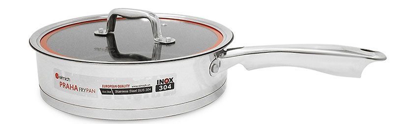 Chảo chống dính inox Praha 26cm Elmich EL3136  - Hàng chính hãng