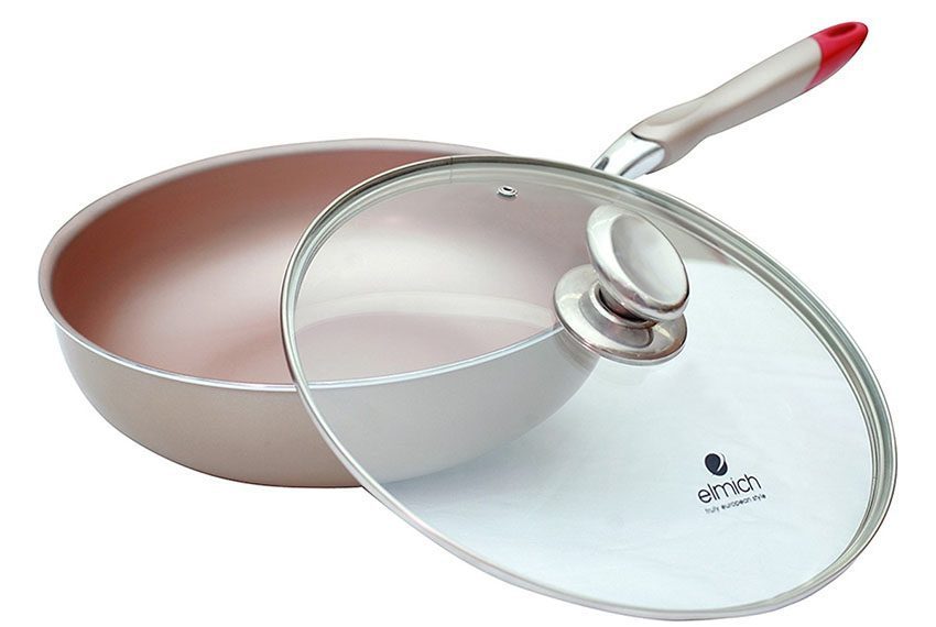 Chảo chống dính sâu lòng Helen 30cm Elmich EL-1166E - Hàng chính hãng