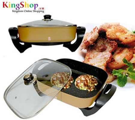 Chảo điện đa năng vân đa hoa cương Magic One MG-42 - Công suất 1600W - Hàng chính hãng