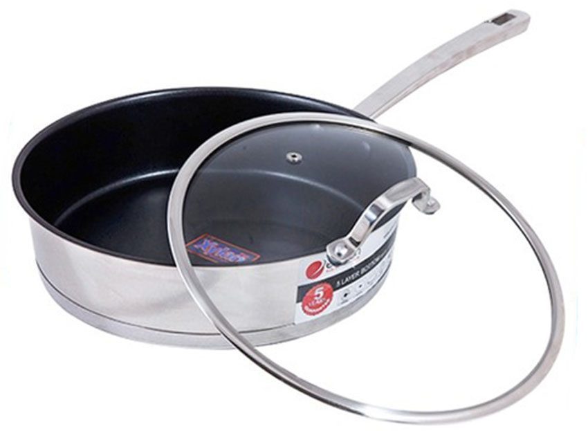 Chảo inox chống dính Zeus 26cm Elmich EL0125 - Hàng chính hãng